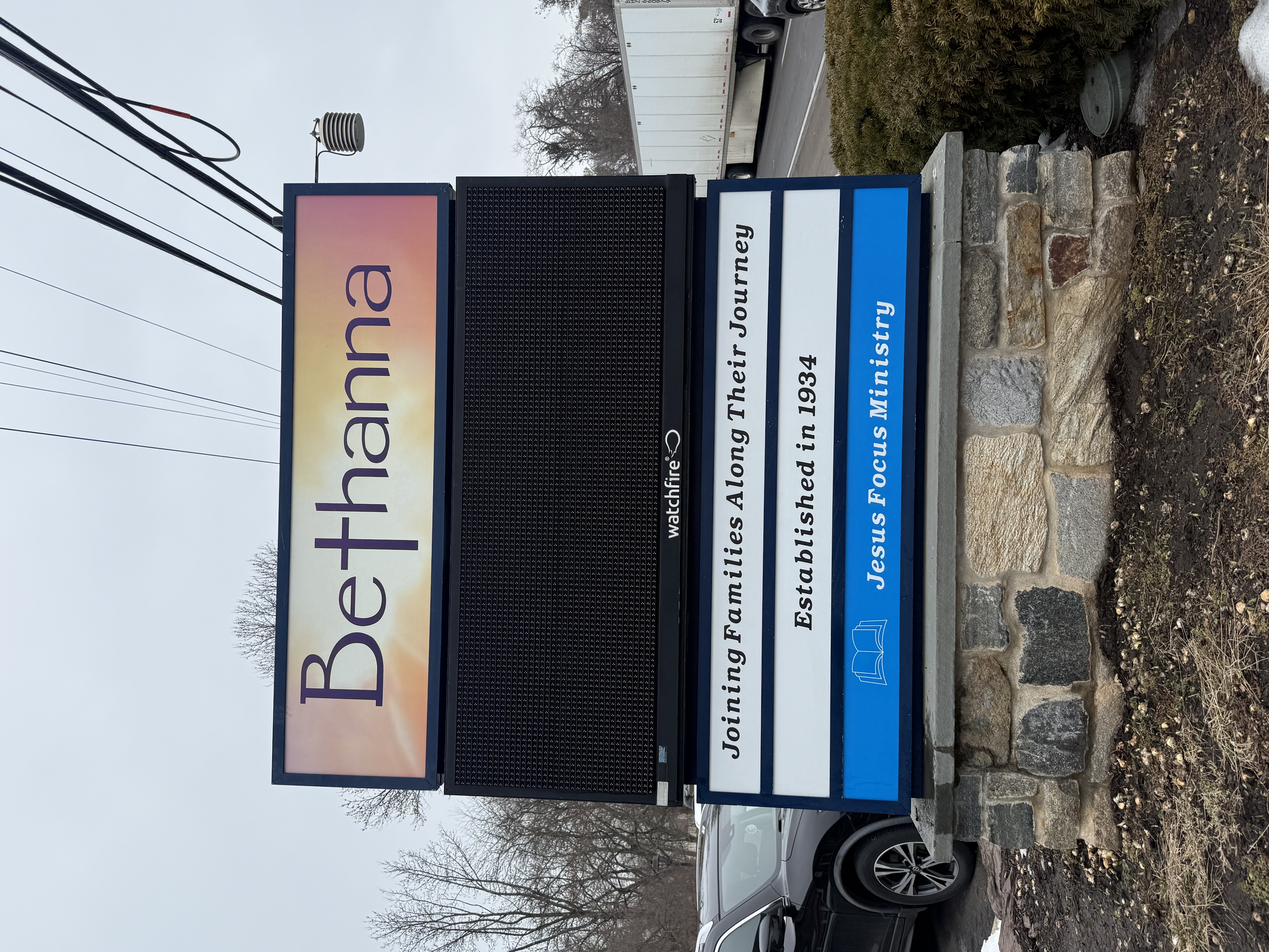 Bethanna Monument custom signage